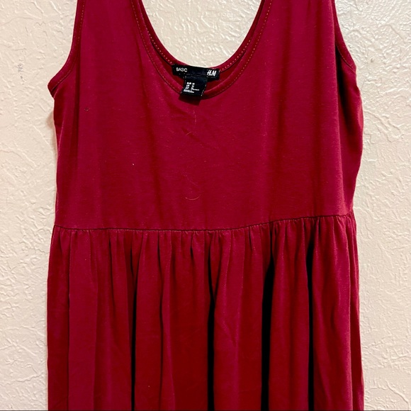 Maroon Flowy Dress - Picture 2 of 3